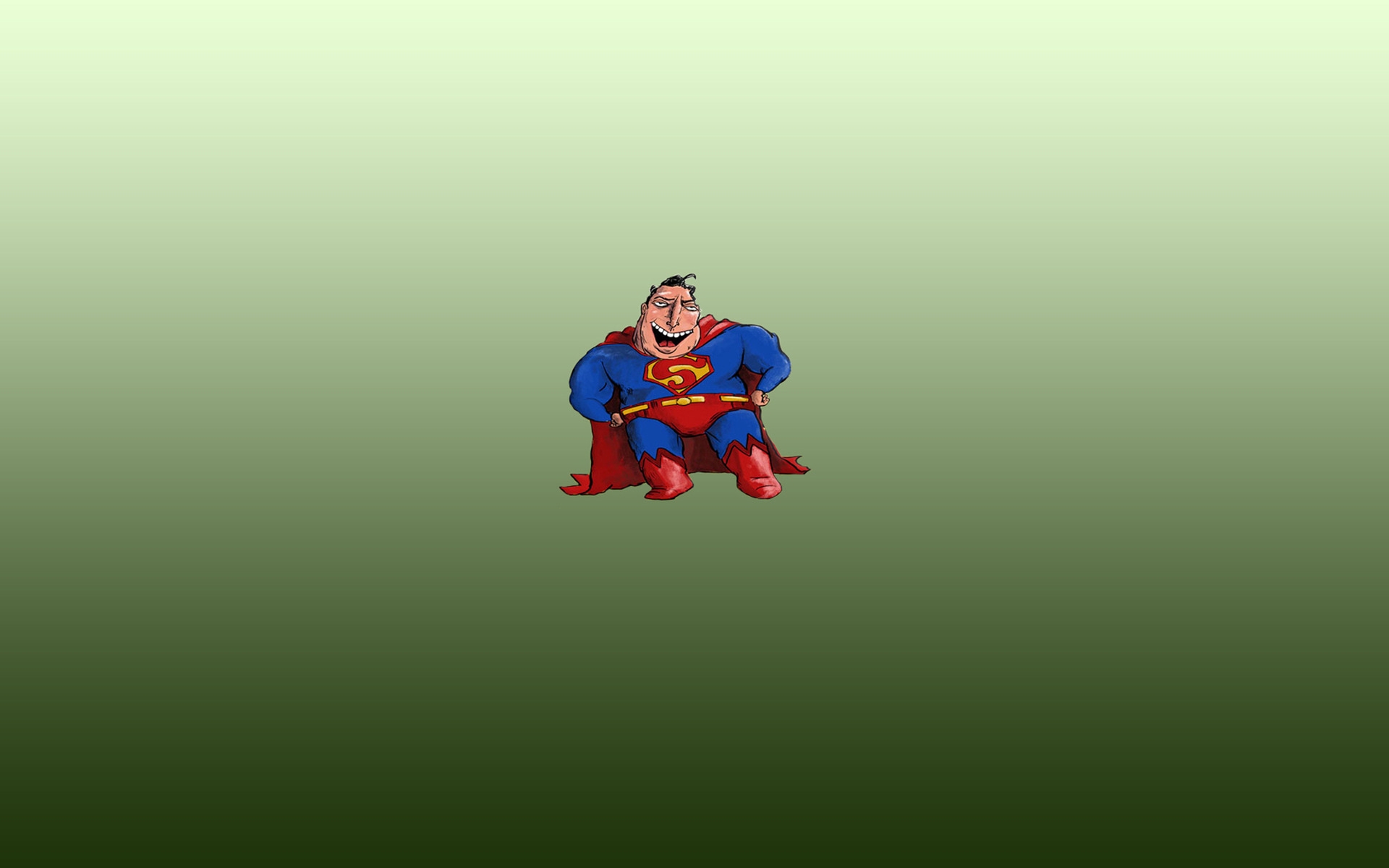 Funny Picture Of Superman - HD Wallpaper 