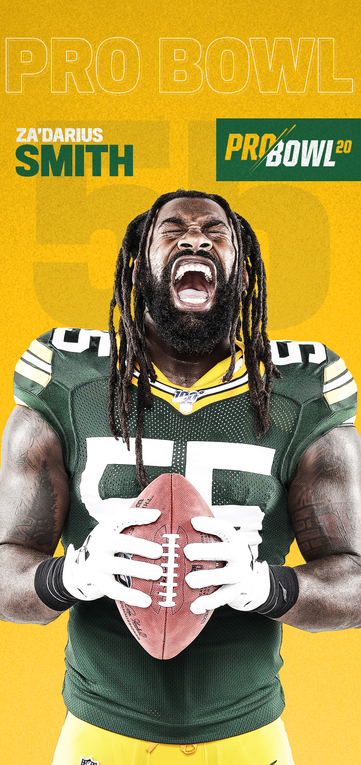 Za Darius Smith Packers - HD Wallpaper 