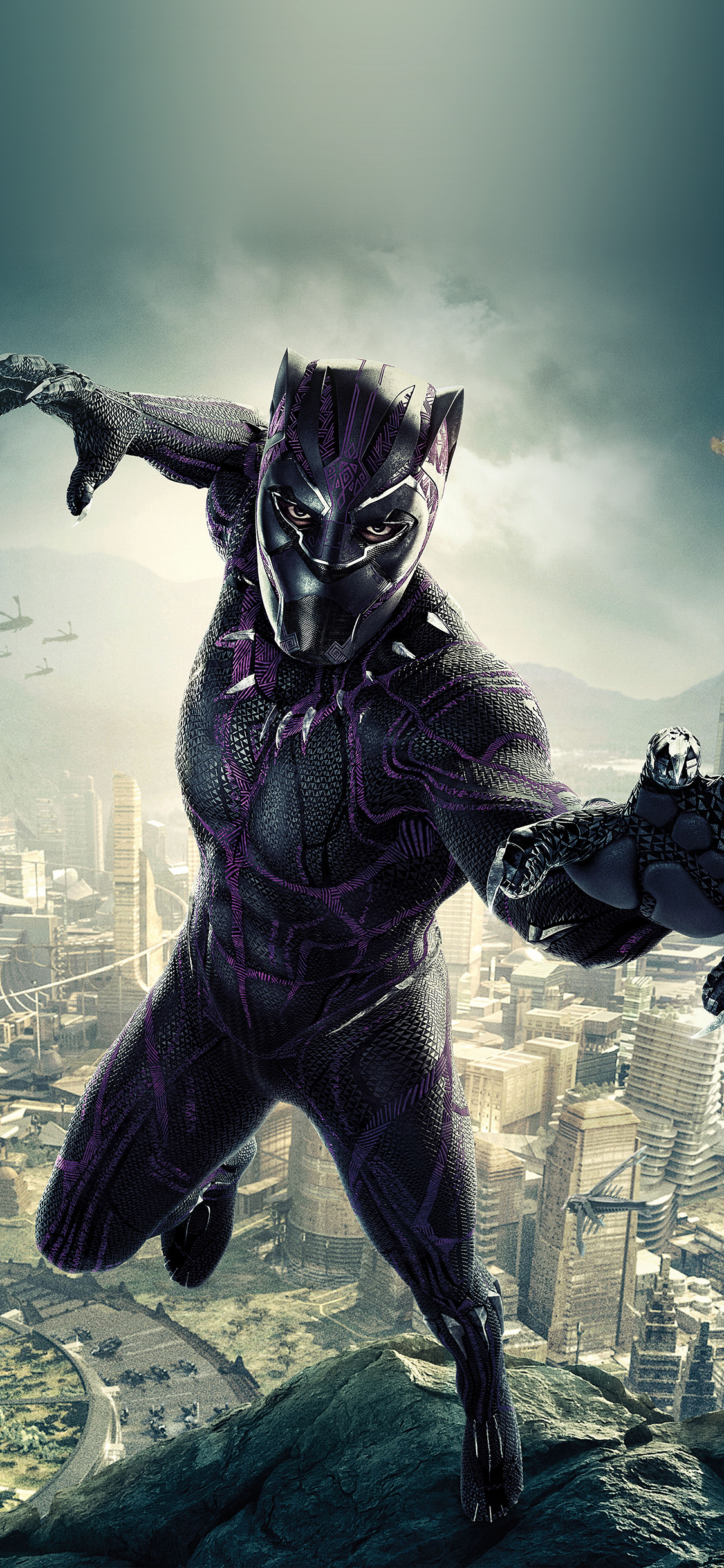 Black Panther Iphone Wallpaper Marvel - HD Wallpaper 