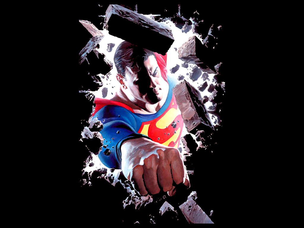Alex Ross Punch - Superman Strength Alex Ross - HD Wallpaper 