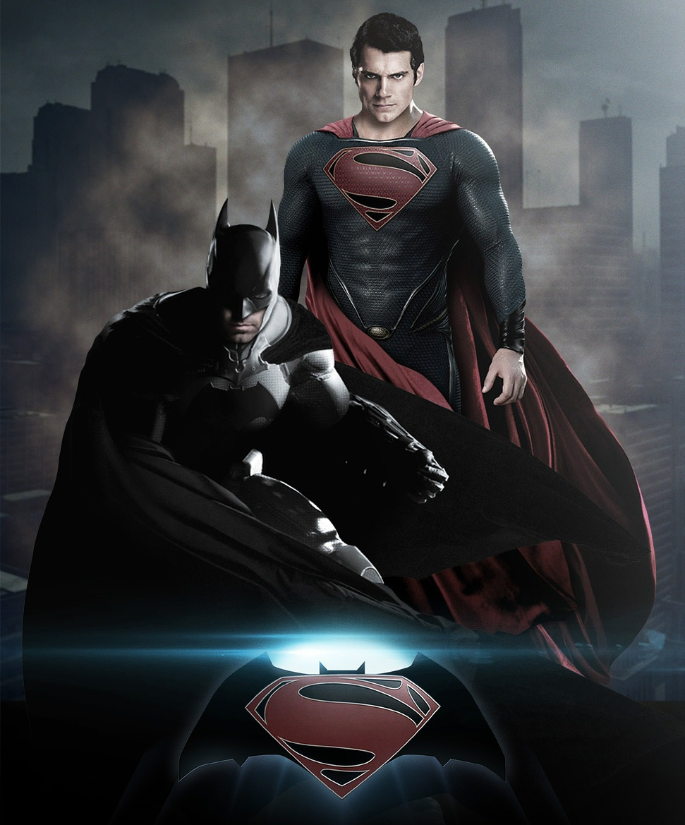 Batman Superman Backgrounds, Compatible - Bat Man Vs Super Man - HD Wallpaper 