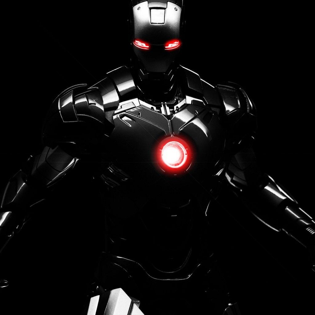 Black Iron Man Wallpaper 4k - HD Wallpaper 