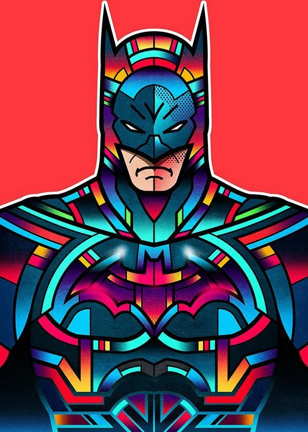 User Uploaded Image - Colorful Batman - HD Wallpaper 