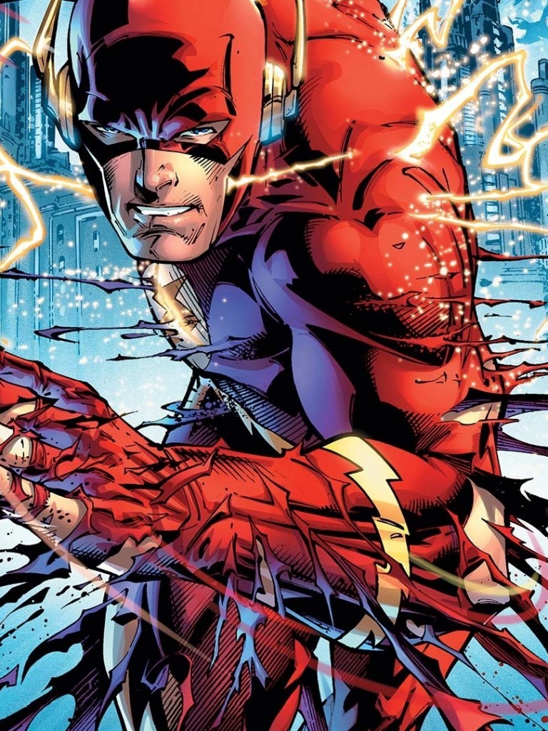 Flash, Comic, Superhero - Flash Comics Wallpaper Iphone - HD Wallpaper 