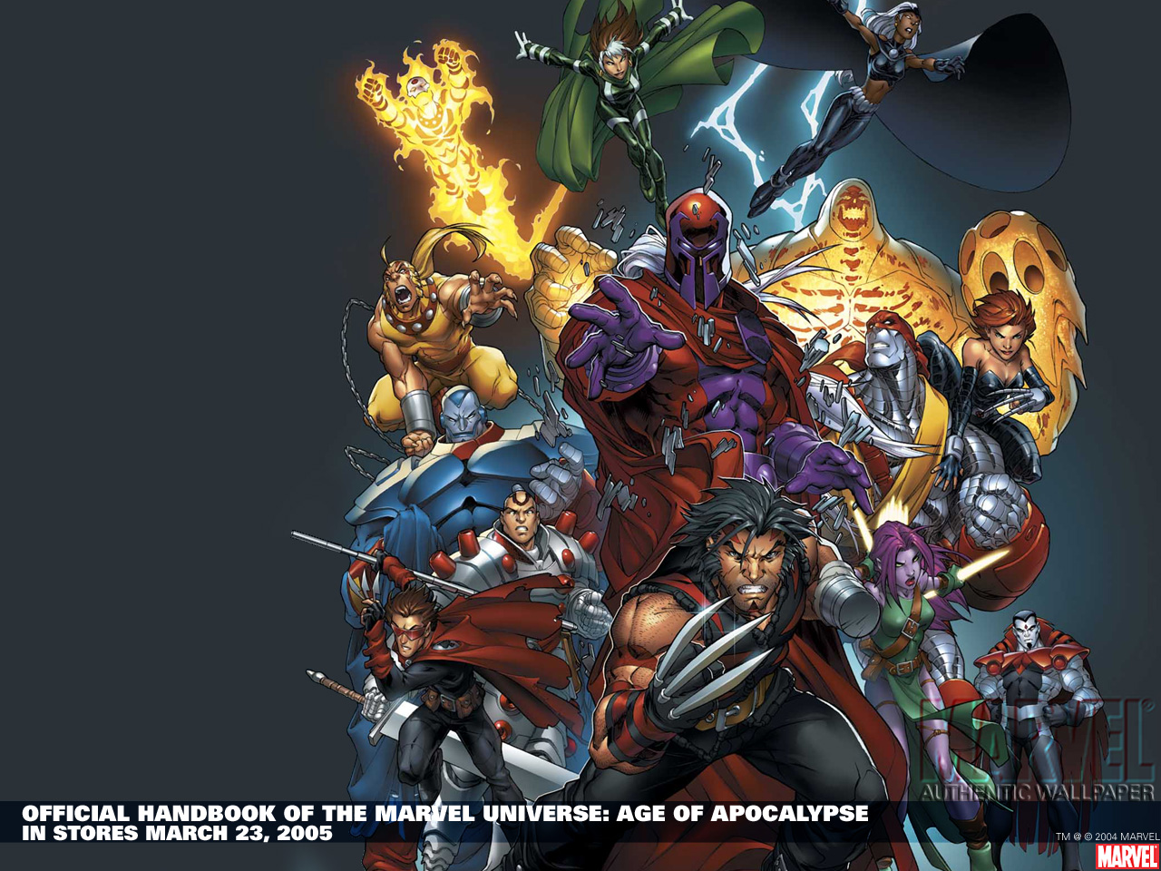 Marvel Comics Wallpapers For Android, Iphone And Ipad - Marvel X Men Age Of Apocalypse Cover - HD Wallpaper 