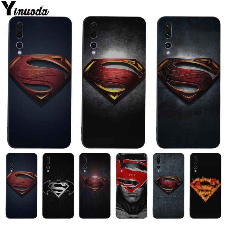 Yinuoda Superman Logo Coque Soft Cover Case For Huawei - Diy Phone Case Black - HD Wallpaper 