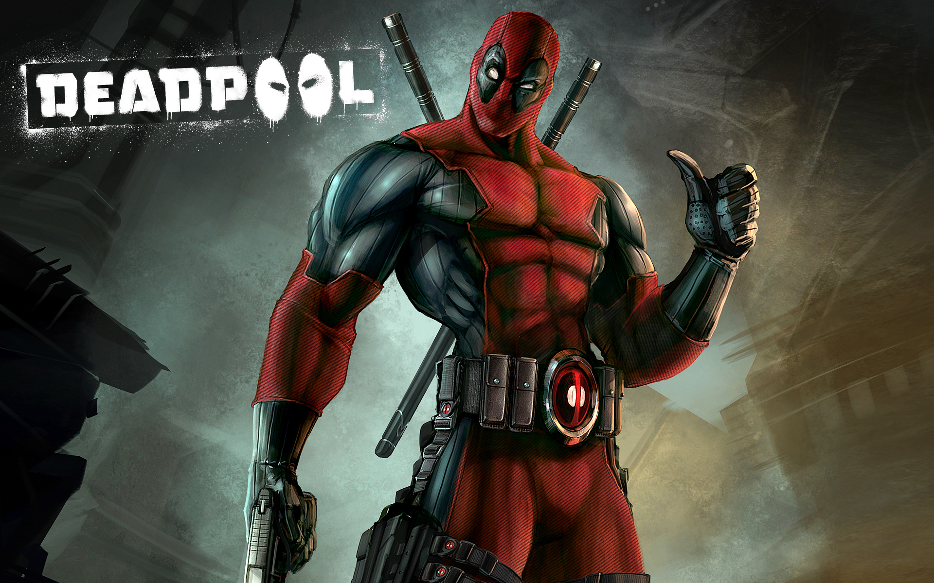 Deadpool Marvel Comics Super Hero Avenger Background - Hd Deadpool Superhero - HD Wallpaper 