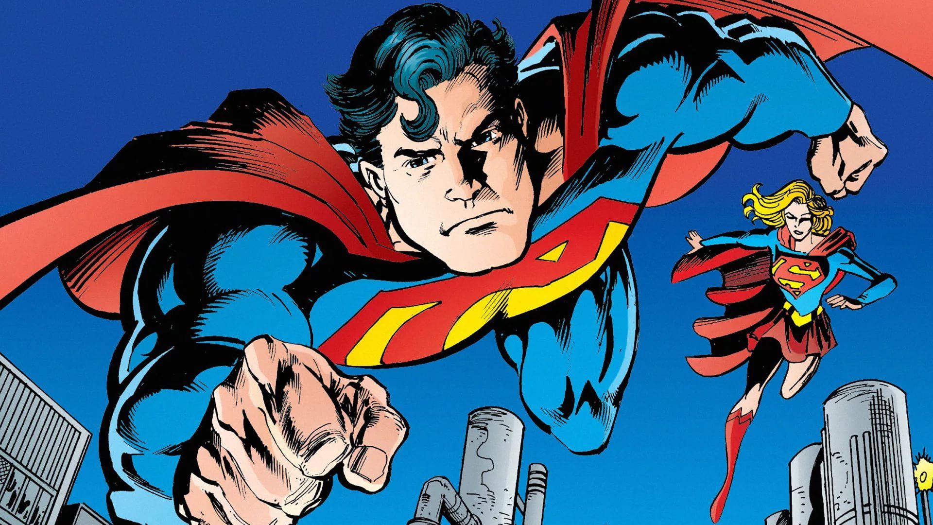 Comic Book Hd Desktop Wallpaper - Superman - HD Wallpaper 