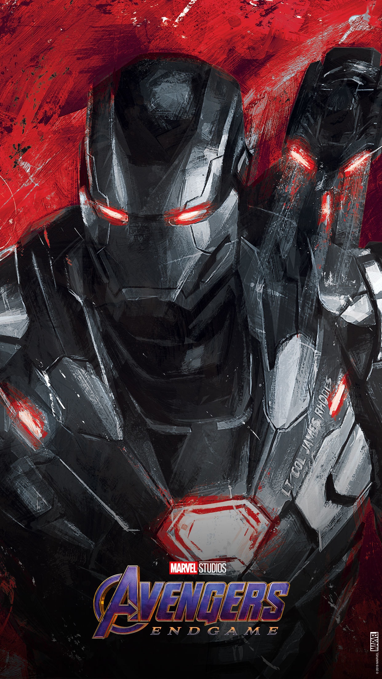 Avengers Endgame War Machine Promo Art - HD Wallpaper 