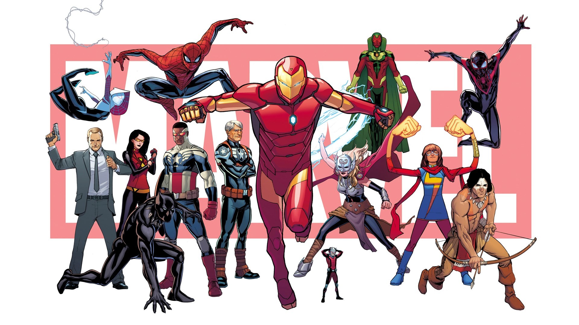 Marvel Desktop Nexus 1920ã1080 Wallpaper Wpt7806932 - All New All Different Marvel - HD Wallpaper 