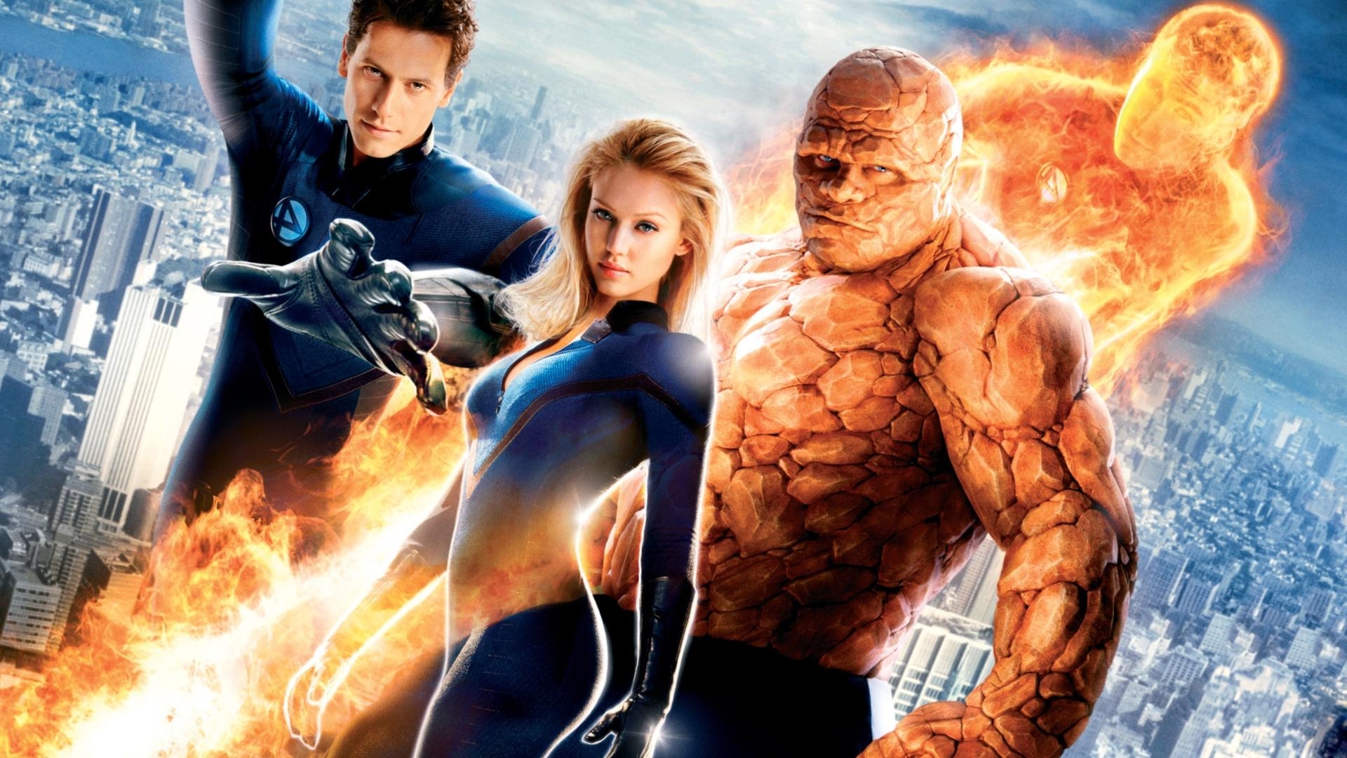 Superheroes Fantastic 4 Team Marvel Thing Free Hd Wallpaper - Four Rise Of The Silver - HD Wallpaper 