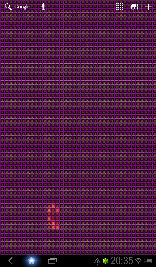 Binary Clock Live Wallpaper For Android - Orange - HD Wallpaper 