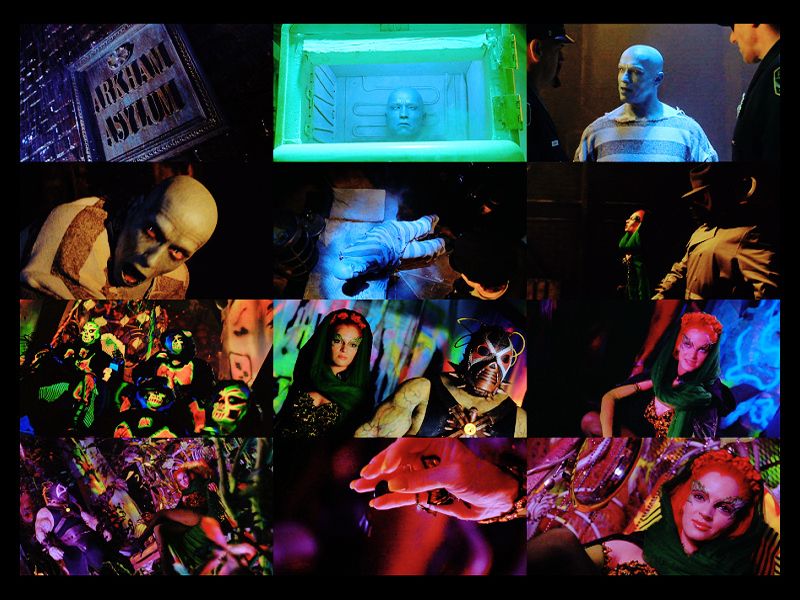 Batman And Robin Villains Collage Wallpaper - Visual Arts - HD Wallpaper 