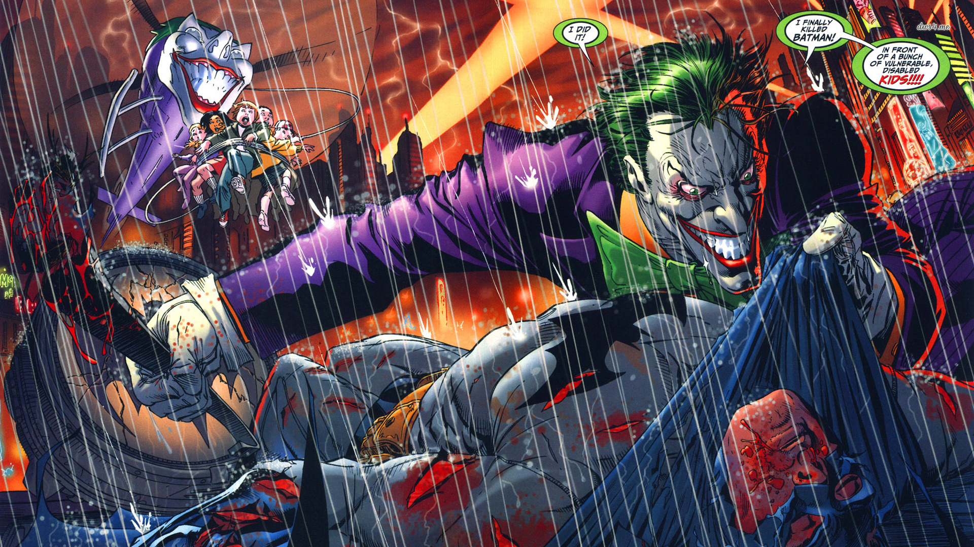 Joker Comic - HD Wallpaper 