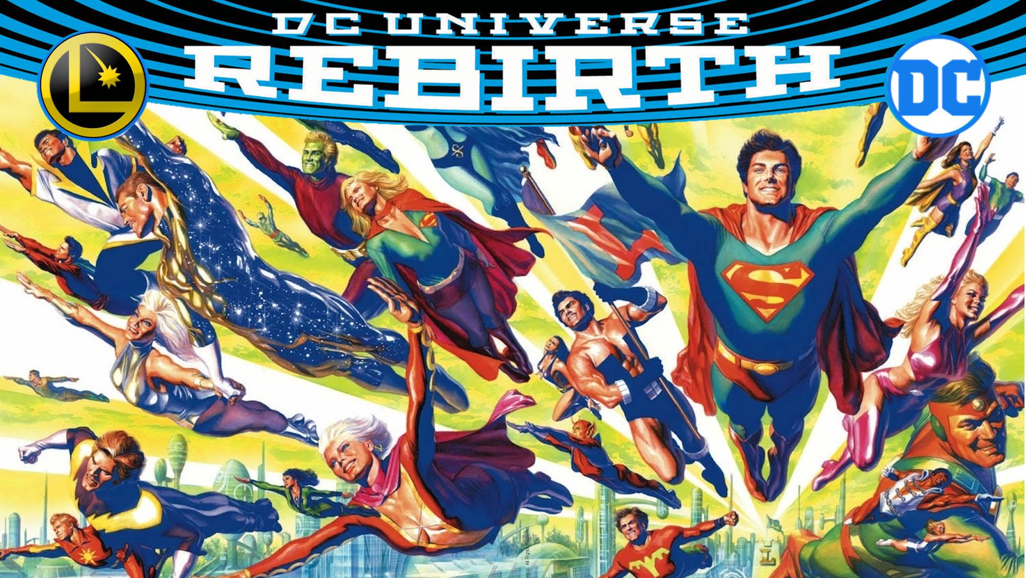 Legion Of Superheroes Backgrounds On Wallpapers Vista - Alex Ross Legion Of Superheroes - HD Wallpaper 