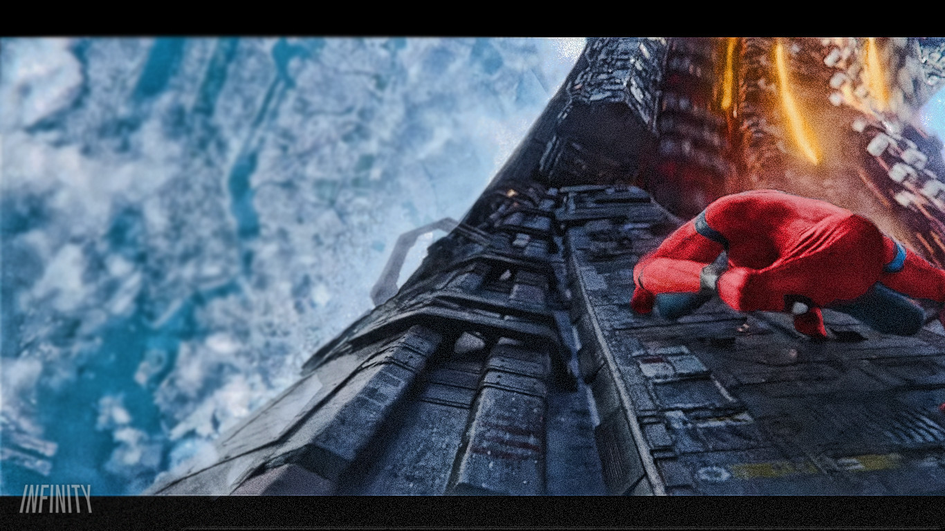 Infinity War Spider Man - HD Wallpaper 