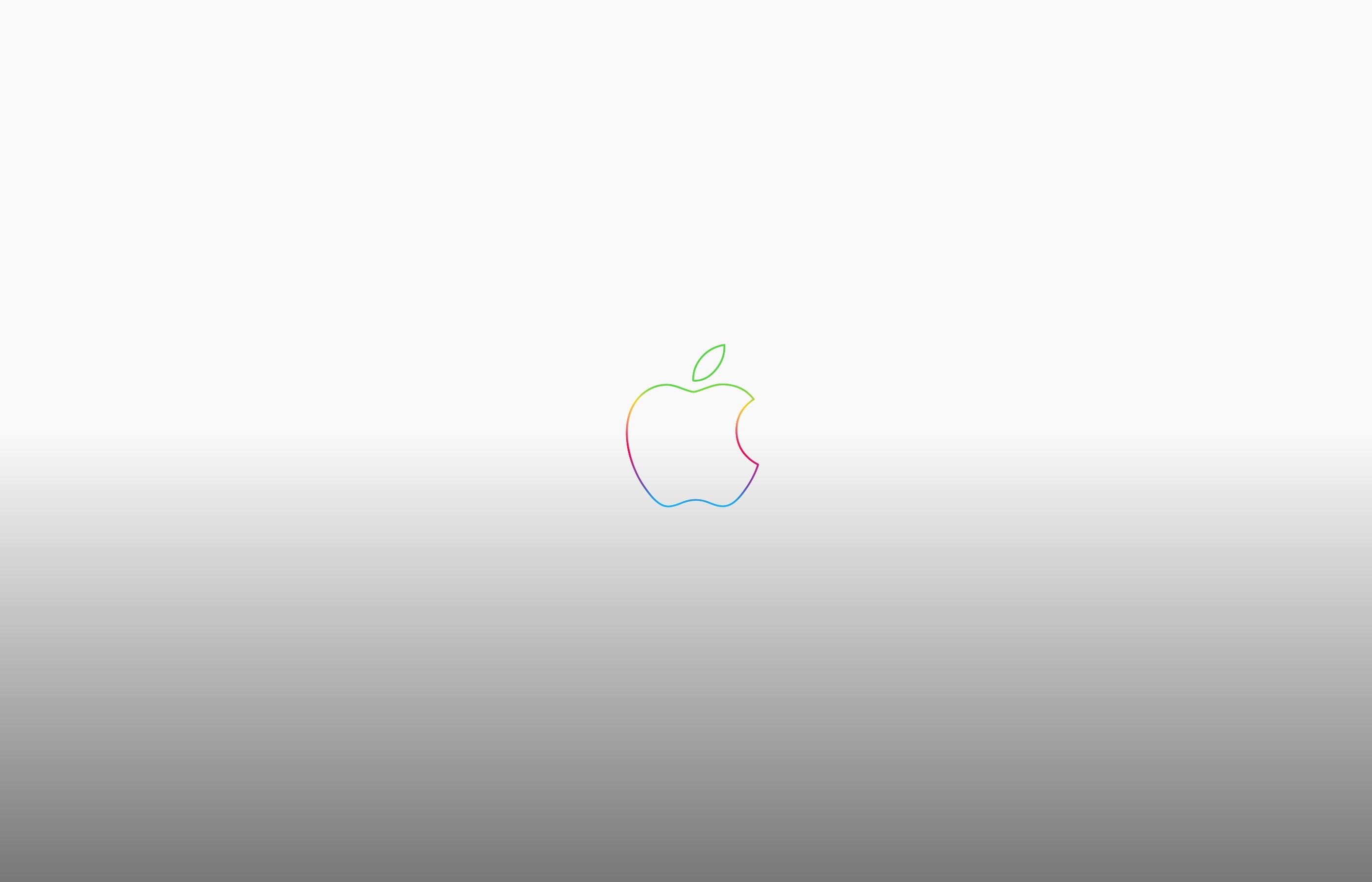 Rainbow Apple Logo Anniversary Grey Wallpaper 
 Data - Apple Wallpaper Mac - HD Wallpaper 