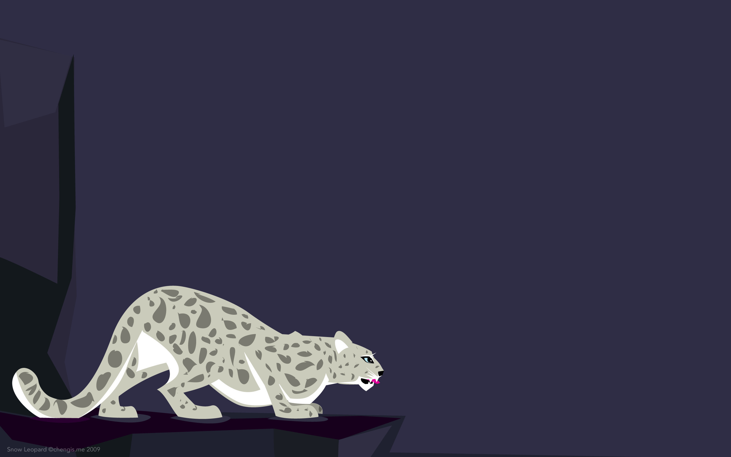 2560x1600, Os X Snow Leopard Wallpaper Px, - Draw A Snow Leopard - HD Wallpaper 