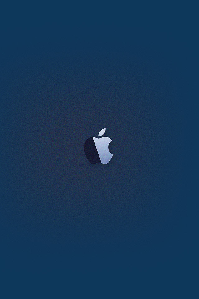 Com Apple Wallpaper Apple Shiny Blue Iphone4 - HD Wallpaper 