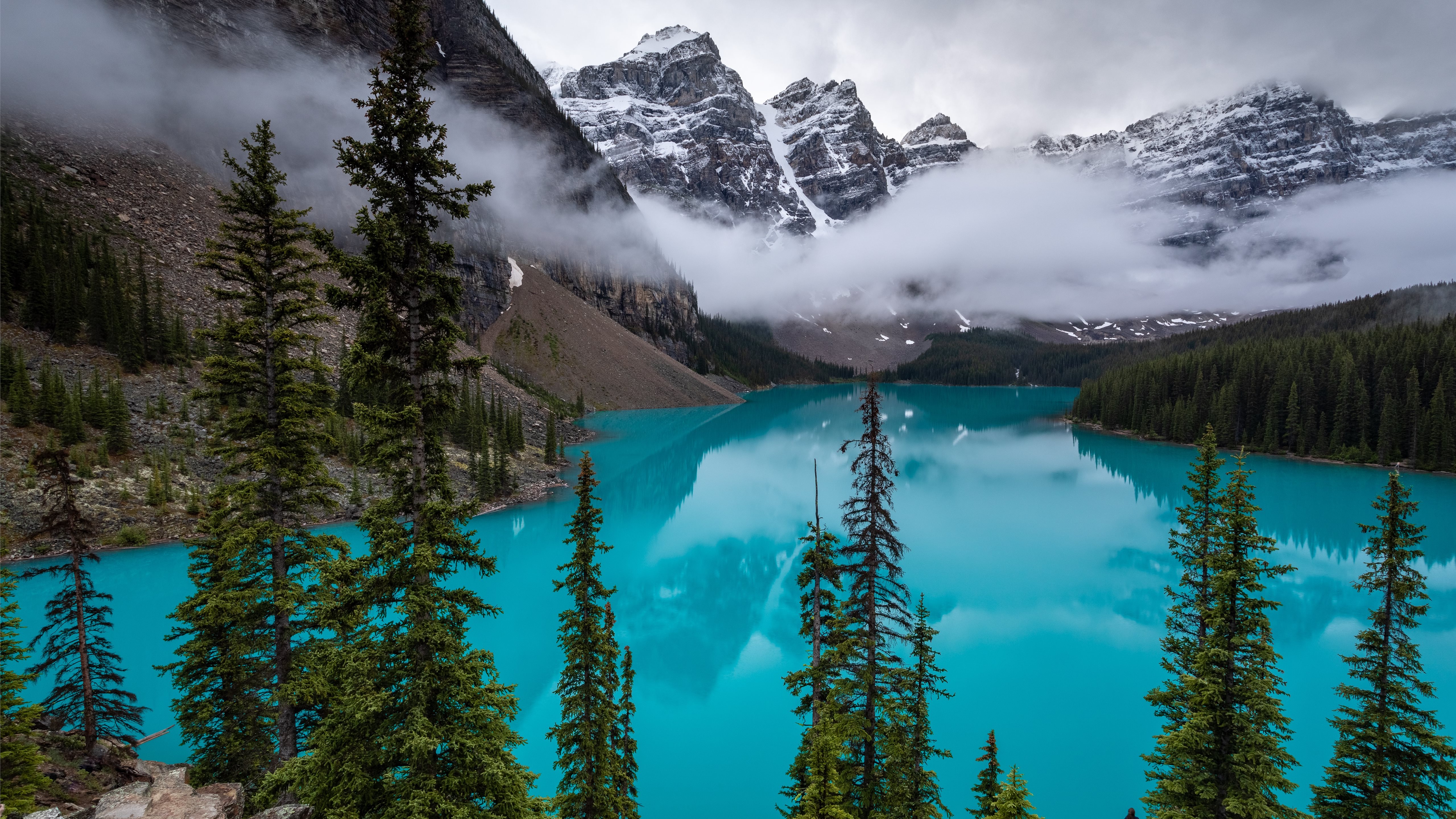 Moraine Lake - HD Wallpaper 