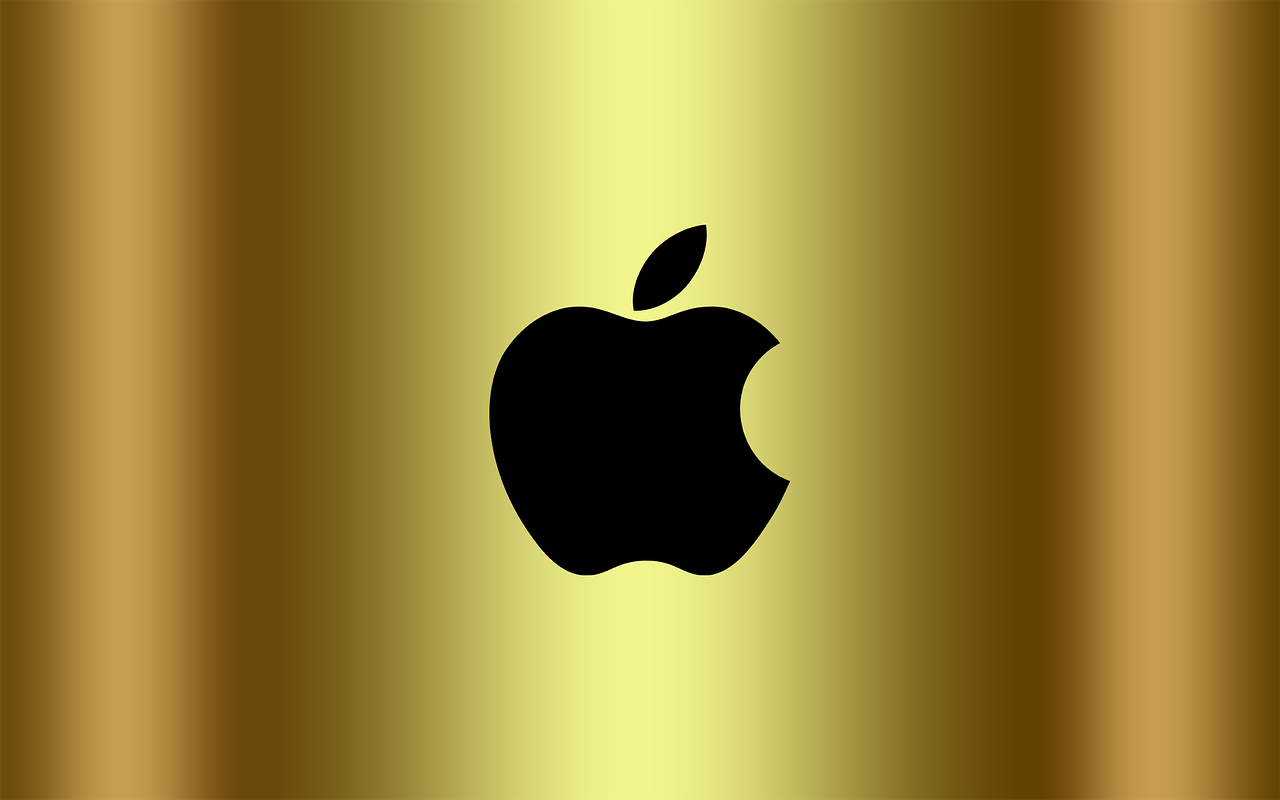 Apple Background Gold Wallpaper Free Pictures Free Logo Apple 1280x800 Wallpaper Teahub Io
