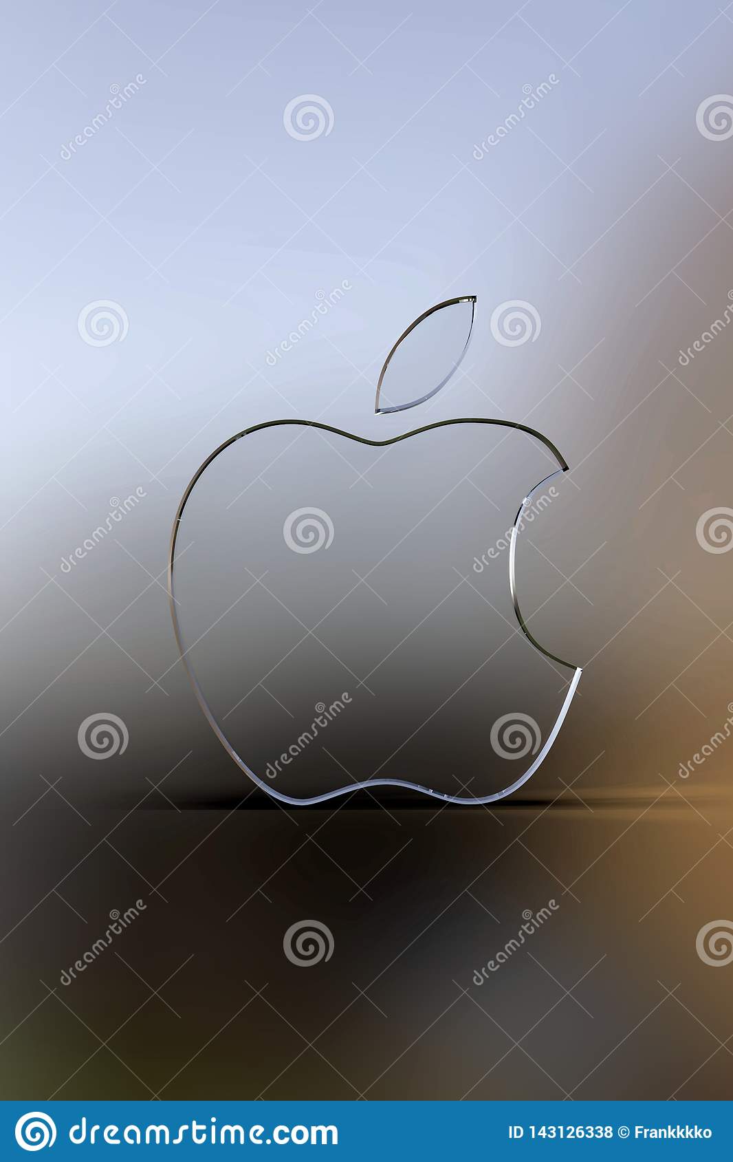 Apple Logo Wallpaper, Blurry Background - Apple - HD Wallpaper 