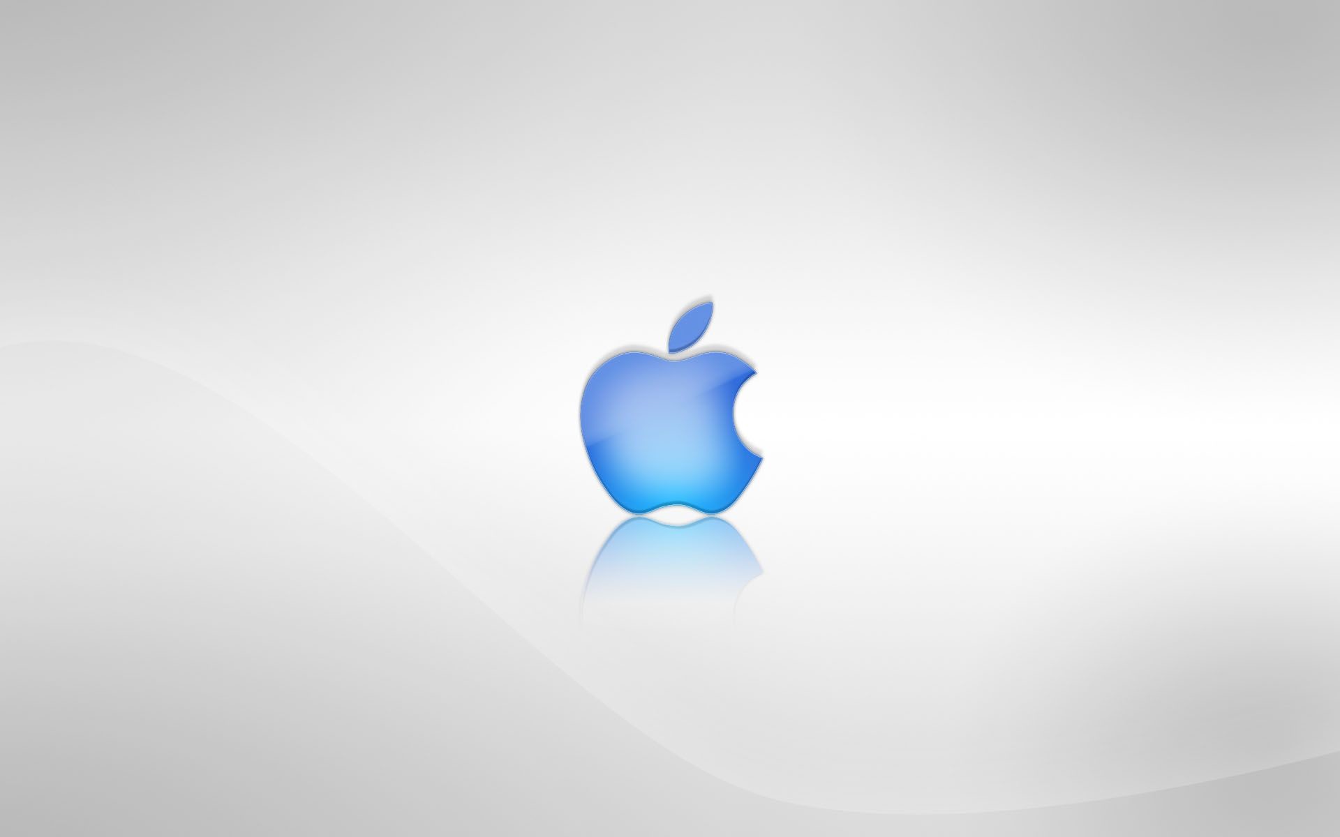 1920x1200, Beautiful Blue Apple Wallpapers High Resolution - Apple Logo Blue - HD Wallpaper 