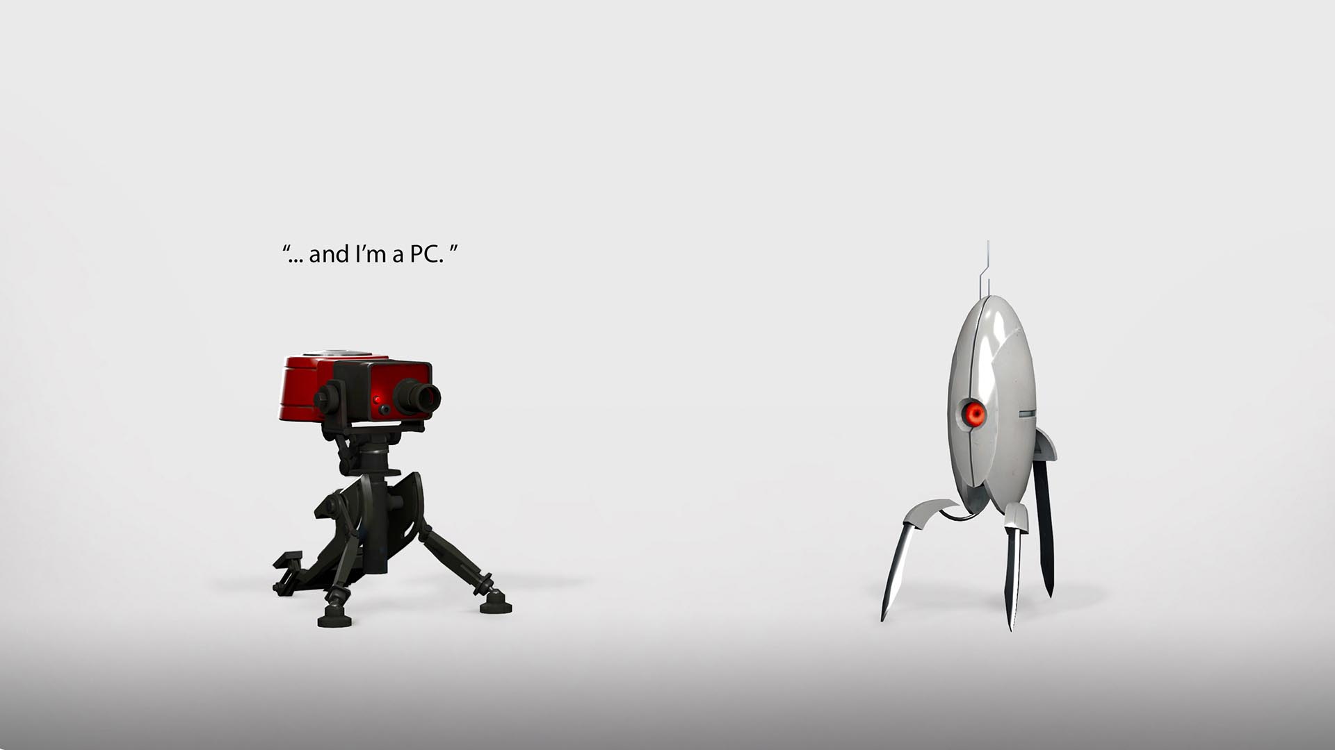 I’m A Pc Hd Wallpaper - I M A Mac I M A Pc - HD Wallpaper 