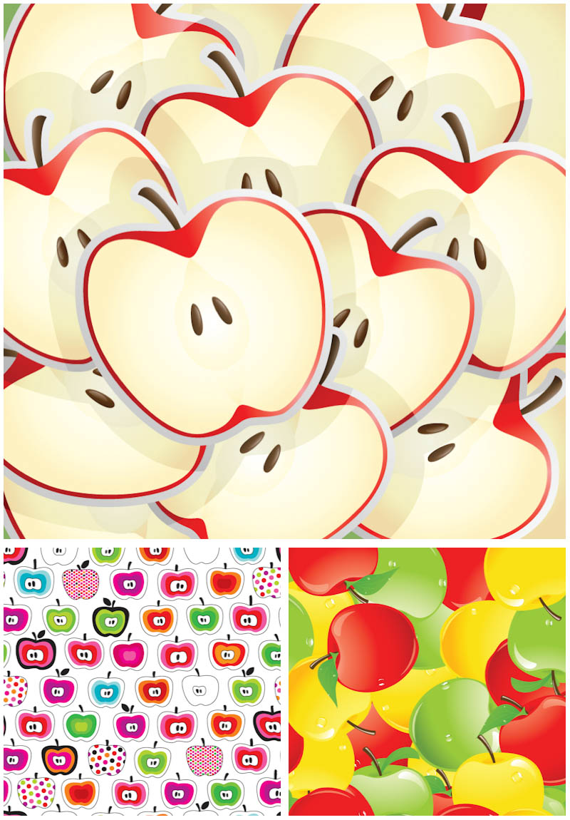 Apple Fruit Clipart Background - Apple Clipart Background - HD Wallpaper 
