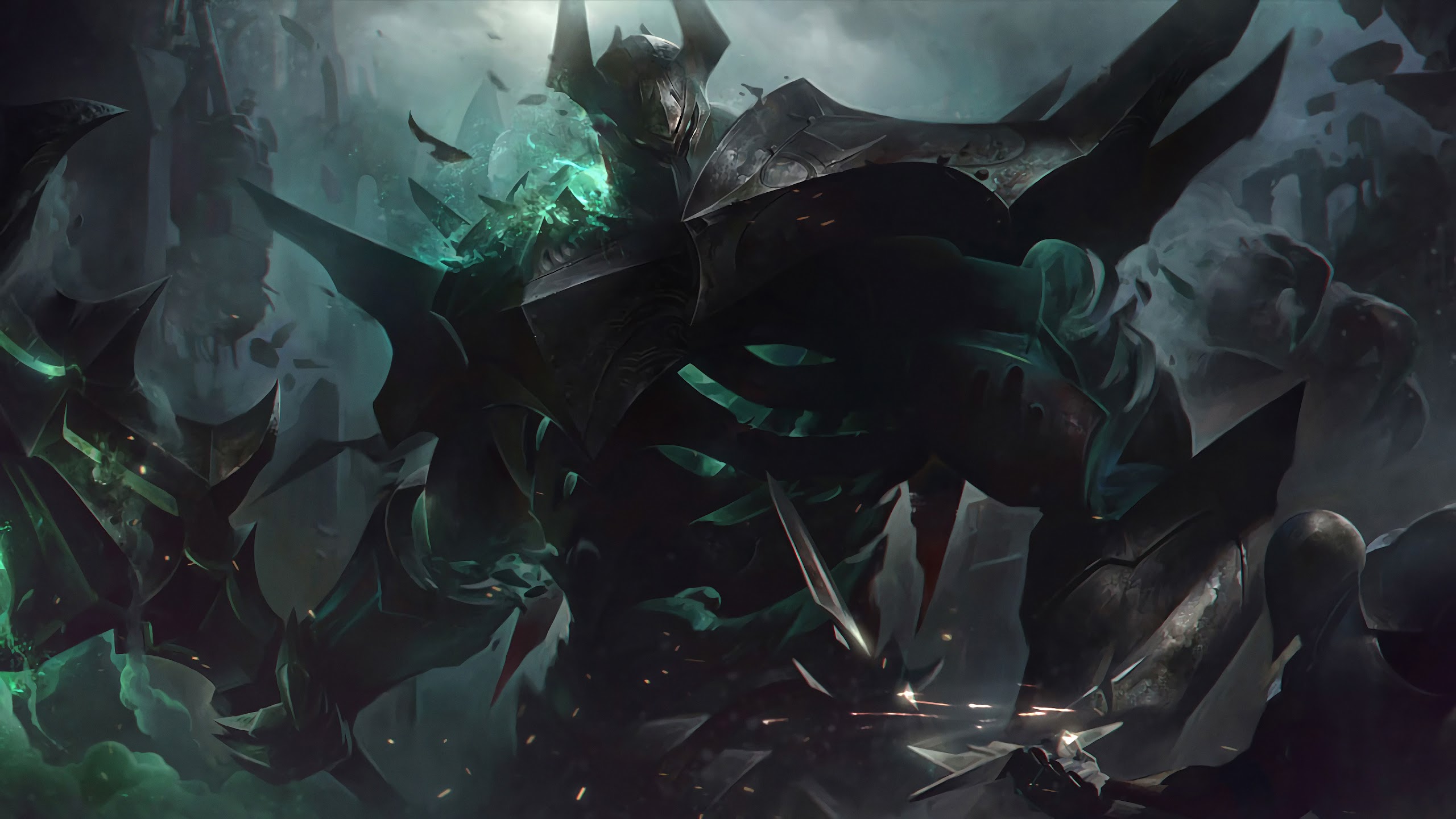 Mordekaiser New Splash Art Lol 4k New Mordekaiser 2560x1440 Wallpaper Teahub Io