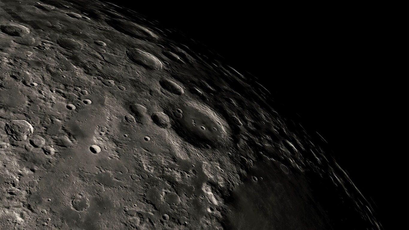 Moon Space Dark-apple Ios8 Iphone6 Plus Hd Wallpaper2014 - Moon Surface Wallpaper 4k - HD Wallpaper 