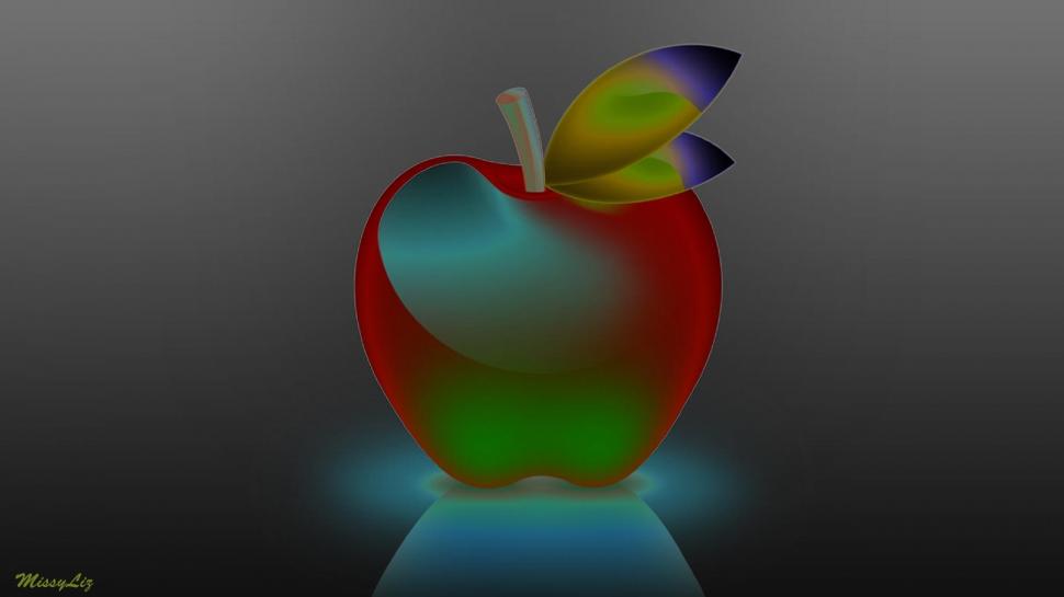 Funny Apple Wallpaper,abstract Hd Wallpaper,modern - اجمل خلفيات باسم تفاحه - HD Wallpaper 