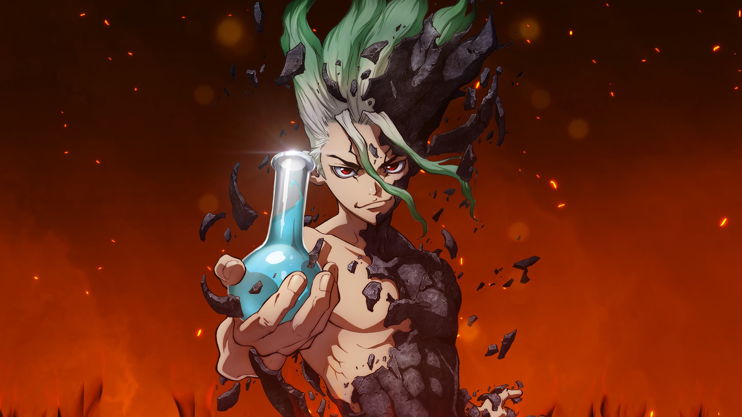 Stone, Senku Ishigami, 4k, - Dr Stone Wallpaper Ipad - HD Wallpaper 