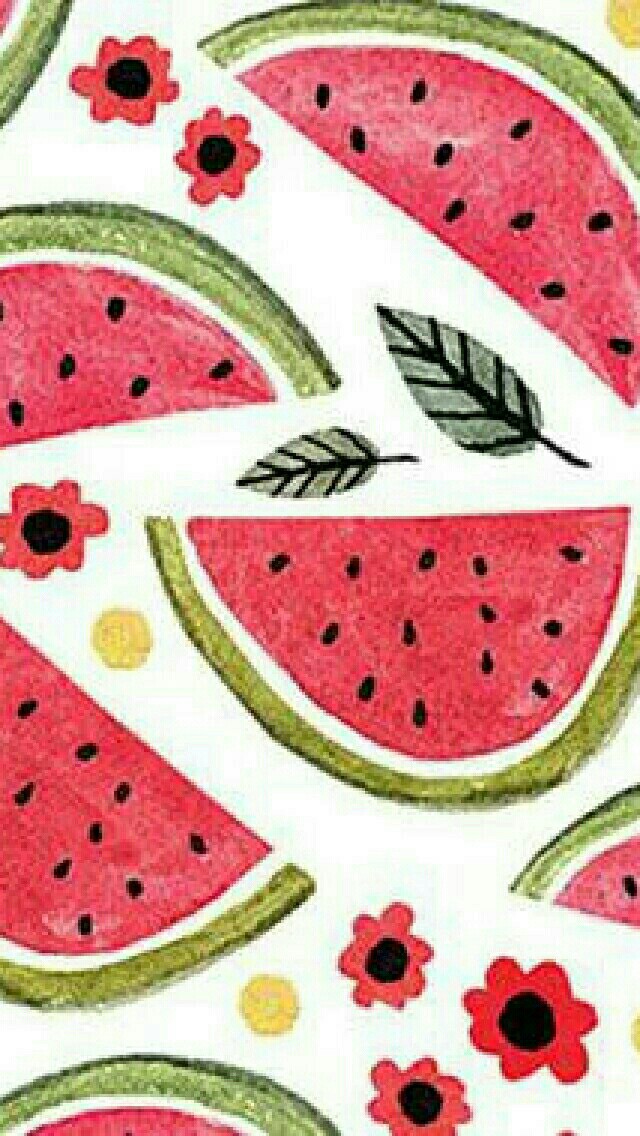 Background Cute Watermelon Cute Watermelon Background 640x1136 Wallpaper Teahub Io