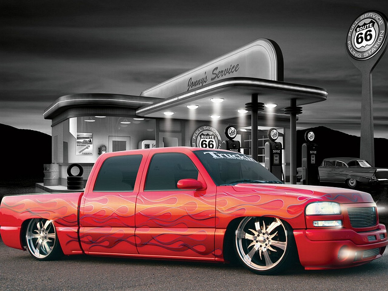 Download Hd Gmc Pc Wallpaper Id - Retro - HD Wallpaper 