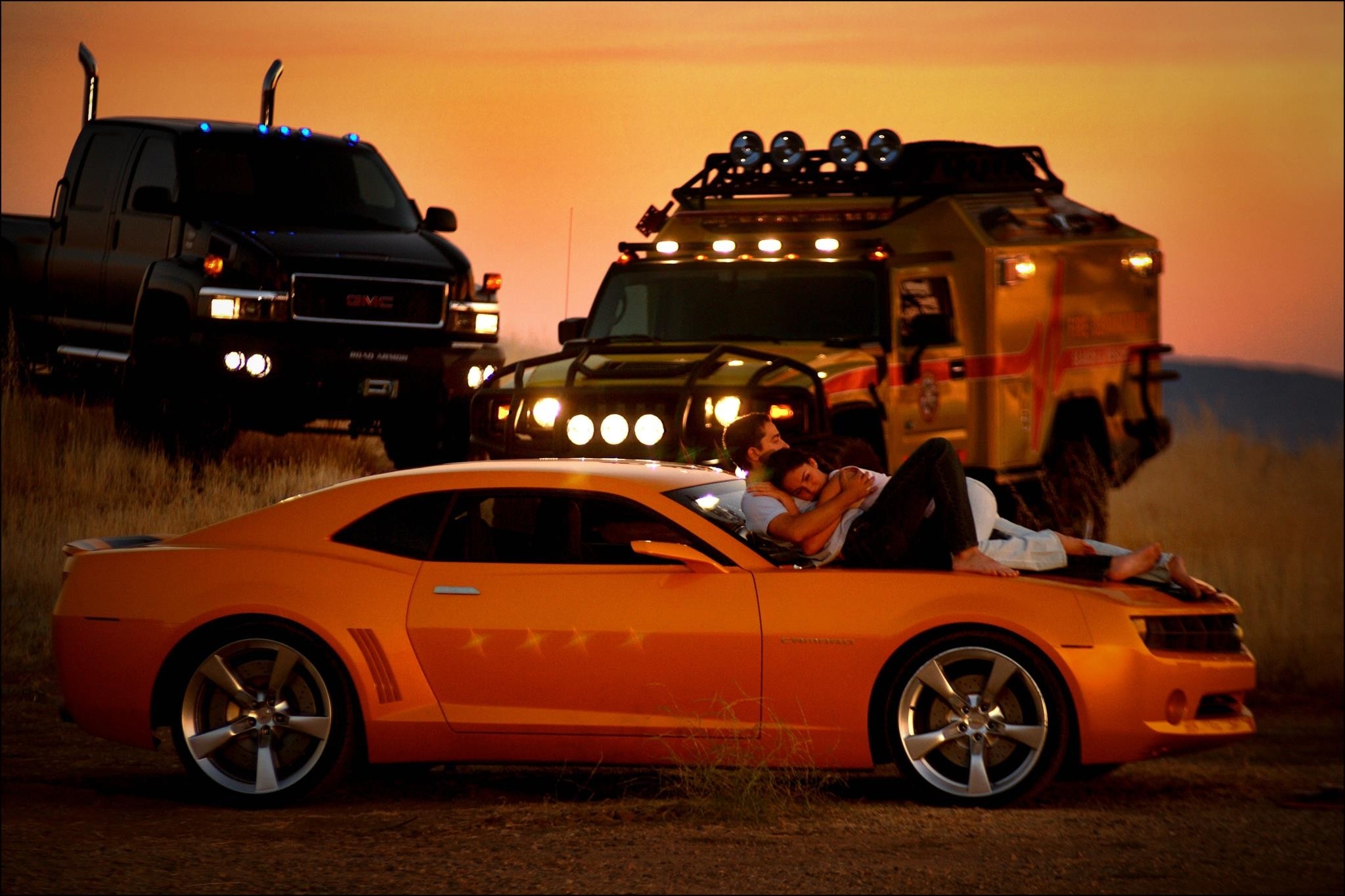 Bumblebee Film Camaro Scene - HD Wallpaper 