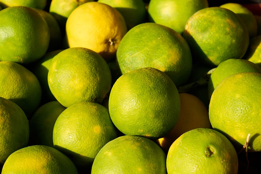 Tangerine, Green, Lemon, Fruit, Pattern, Food, Yellow, - Lemon - HD Wallpaper 