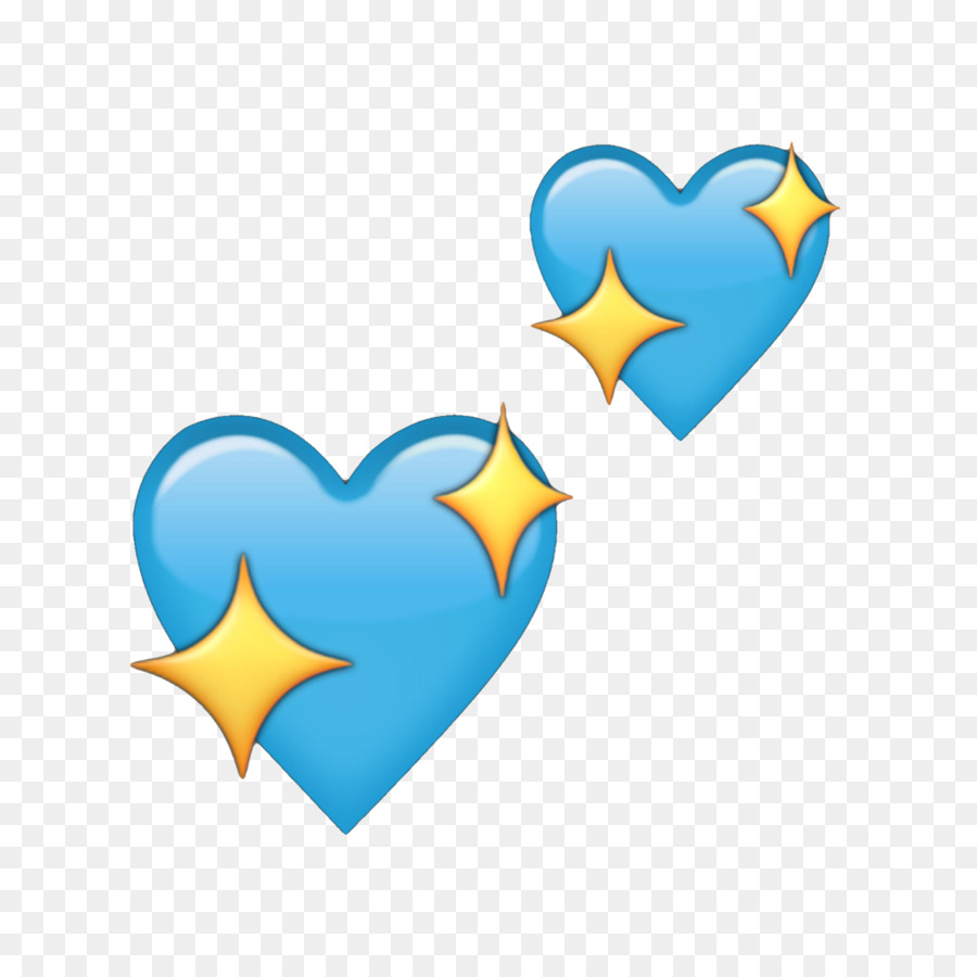 Sparkling Heart Wallpaper - Iphone Blue Heart Emoji - HD Wallpaper 