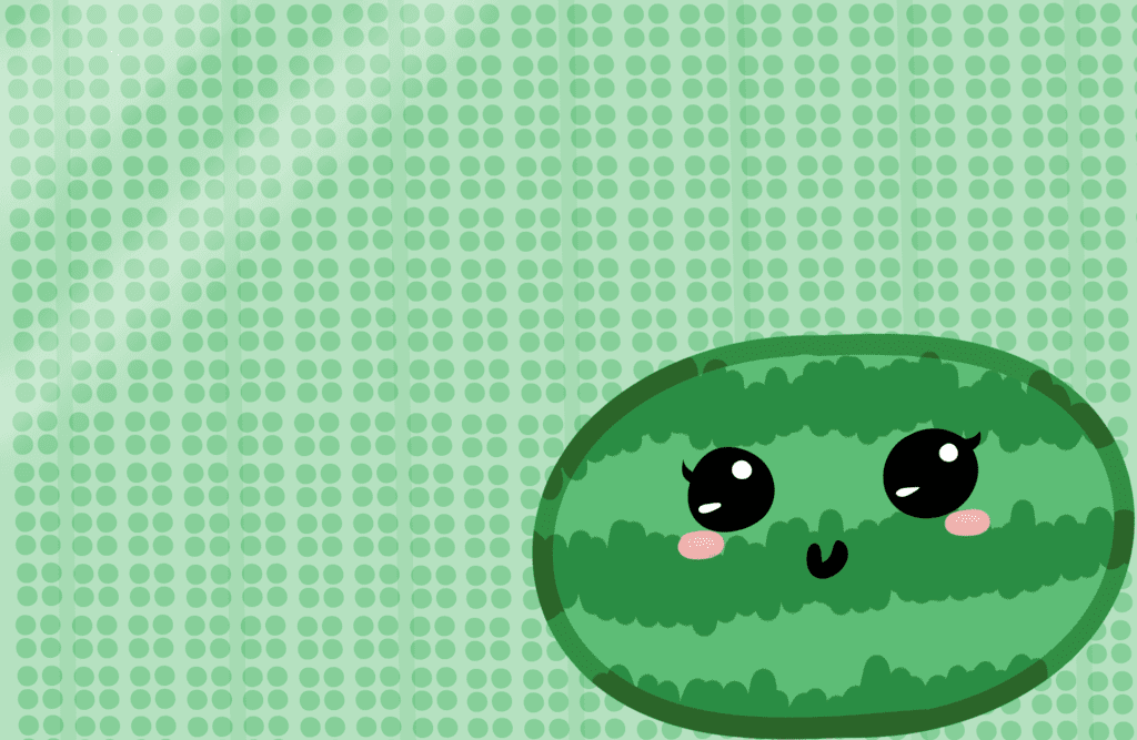 Watermelon Wallpaper - Hd Wallpaper Kawaii Watermelon - HD Wallpaper 