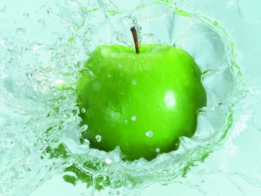 Desktop Cute Apple Fruit Wallpaper - Apple Fruit - HD Wallpaper 