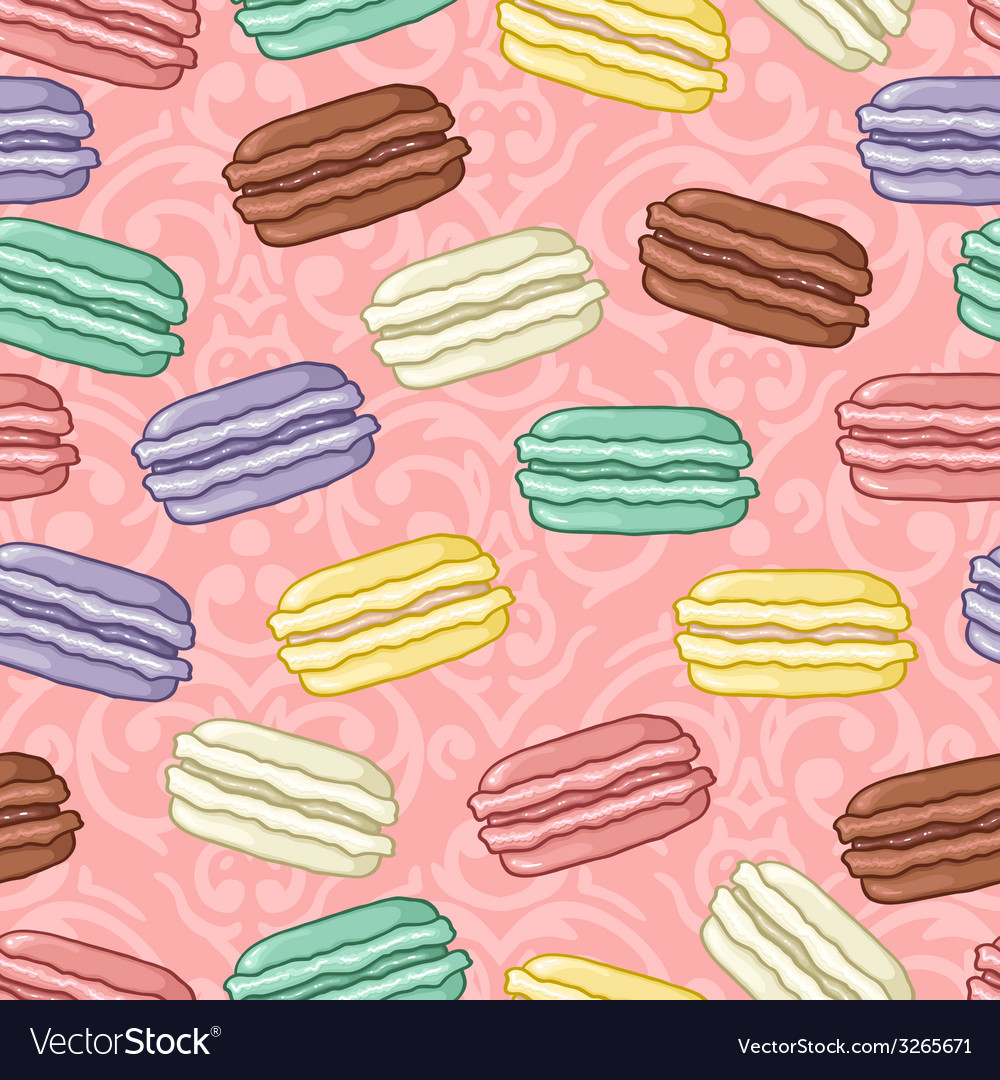 Macarons Patterns - HD Wallpaper 