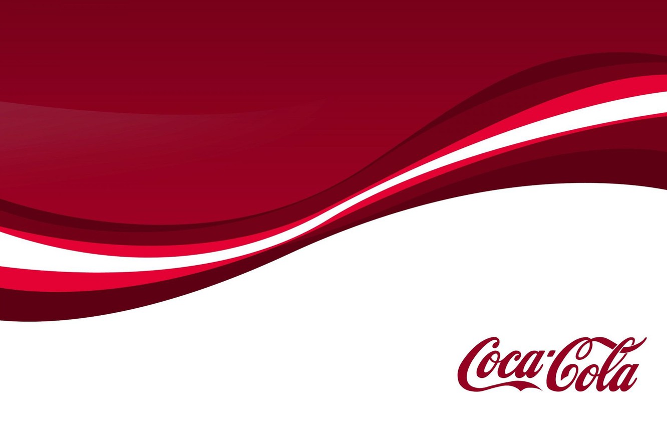Photo Wallpaper Red, Minimalism, Background, Abstraction, - White Coca Cola Background - HD Wallpaper 