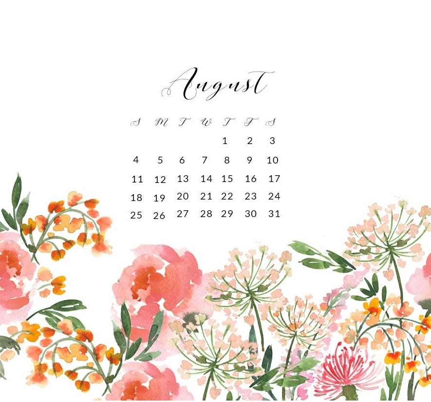 Beautiful August 2019 Iphone Background - August 2019 Calendar Desktop Background - HD Wallpaper 
