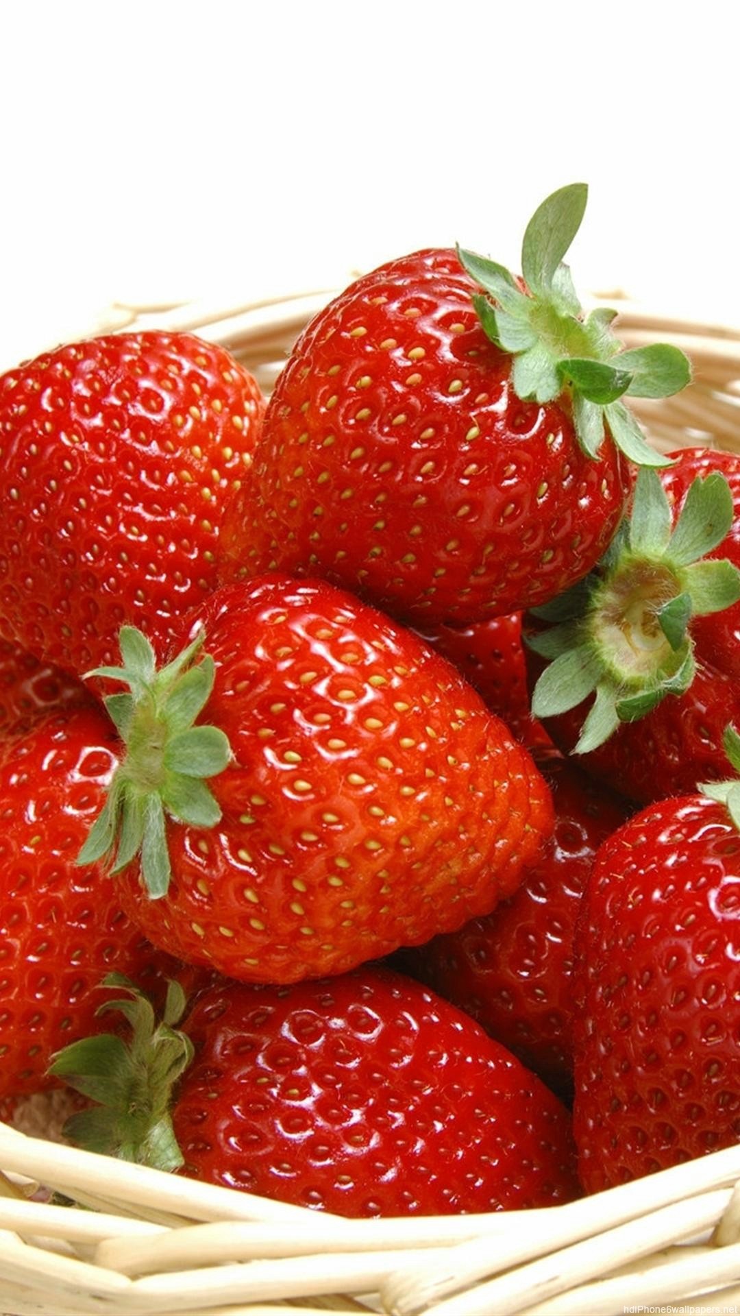 Strawberry Food Iphone 6 Wallpapers Hd - Basket Of Strawberries - 1080x1920  Wallpaper 