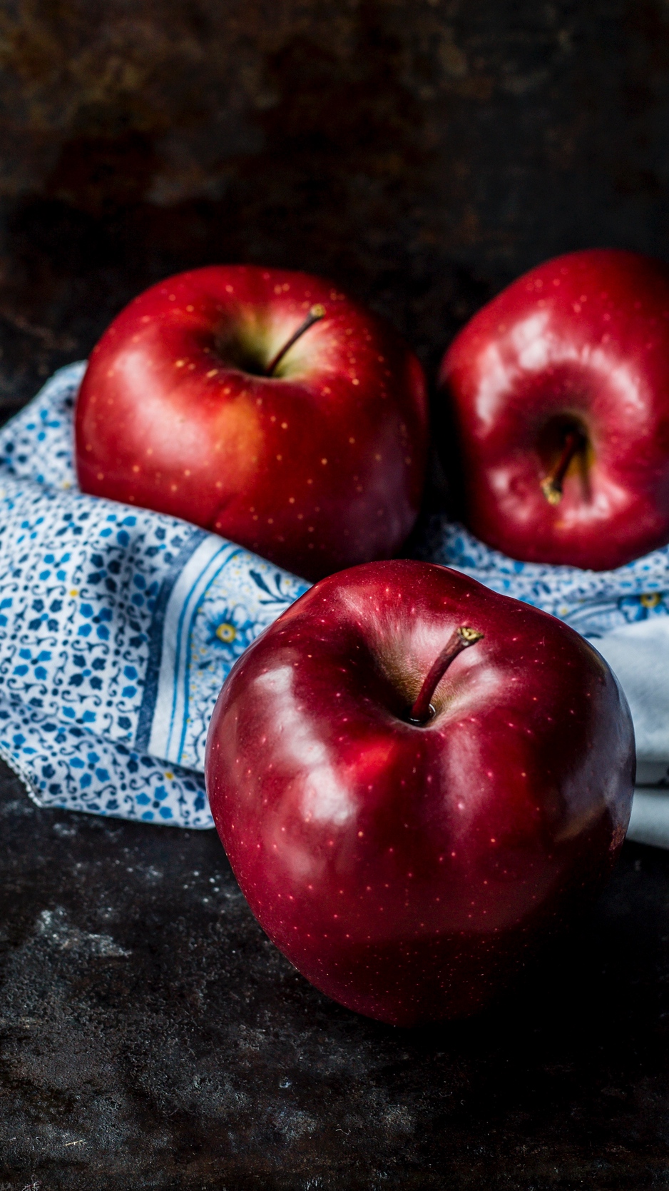 Wallpaper Apples, Fruit, Ripe, Red - Apple Fruit Wallpaper Iphone - HD Wallpaper 
