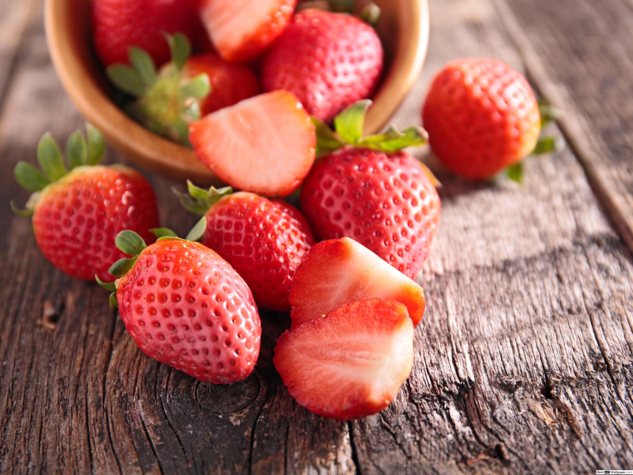 Strawberry - HD Wallpaper 