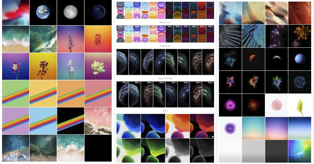 Download All Ios And Macos Backgrounds From These Updated - Collage -  1268x663 Wallpaper 