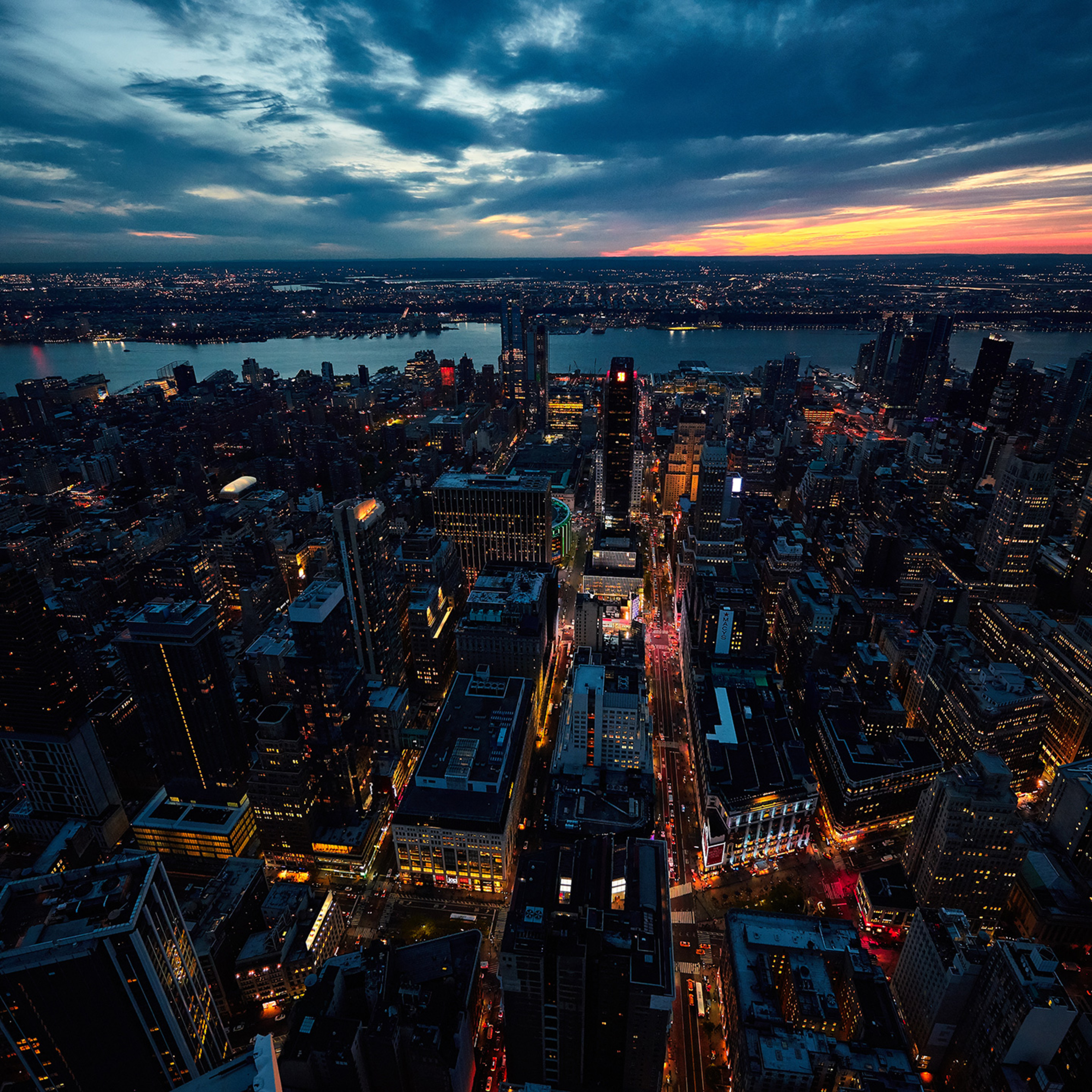 New York City Wallpaper Sunset - HD Wallpaper 