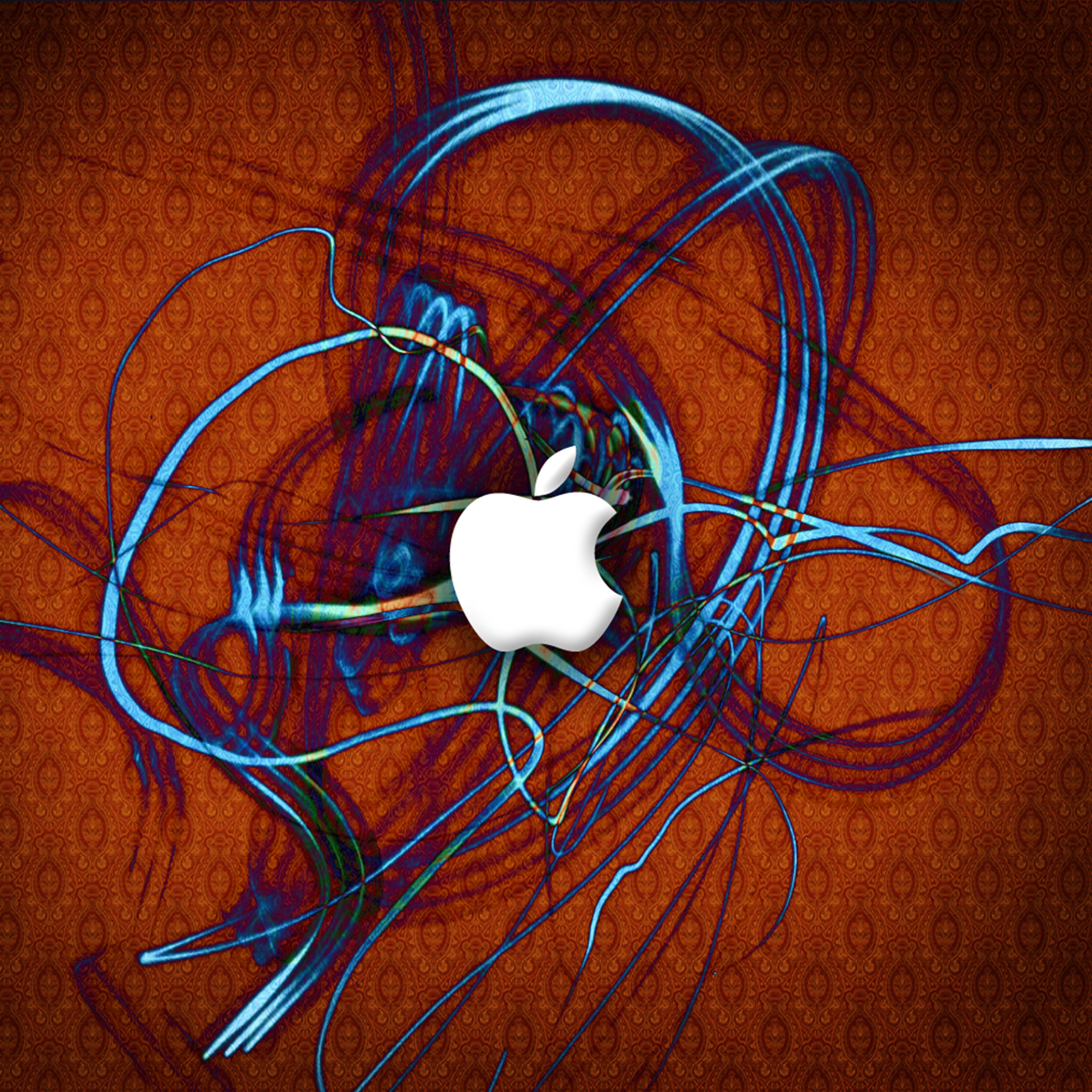 Apple Blue Ribbon Ipad Wallpaper - Ipad - HD Wallpaper 
