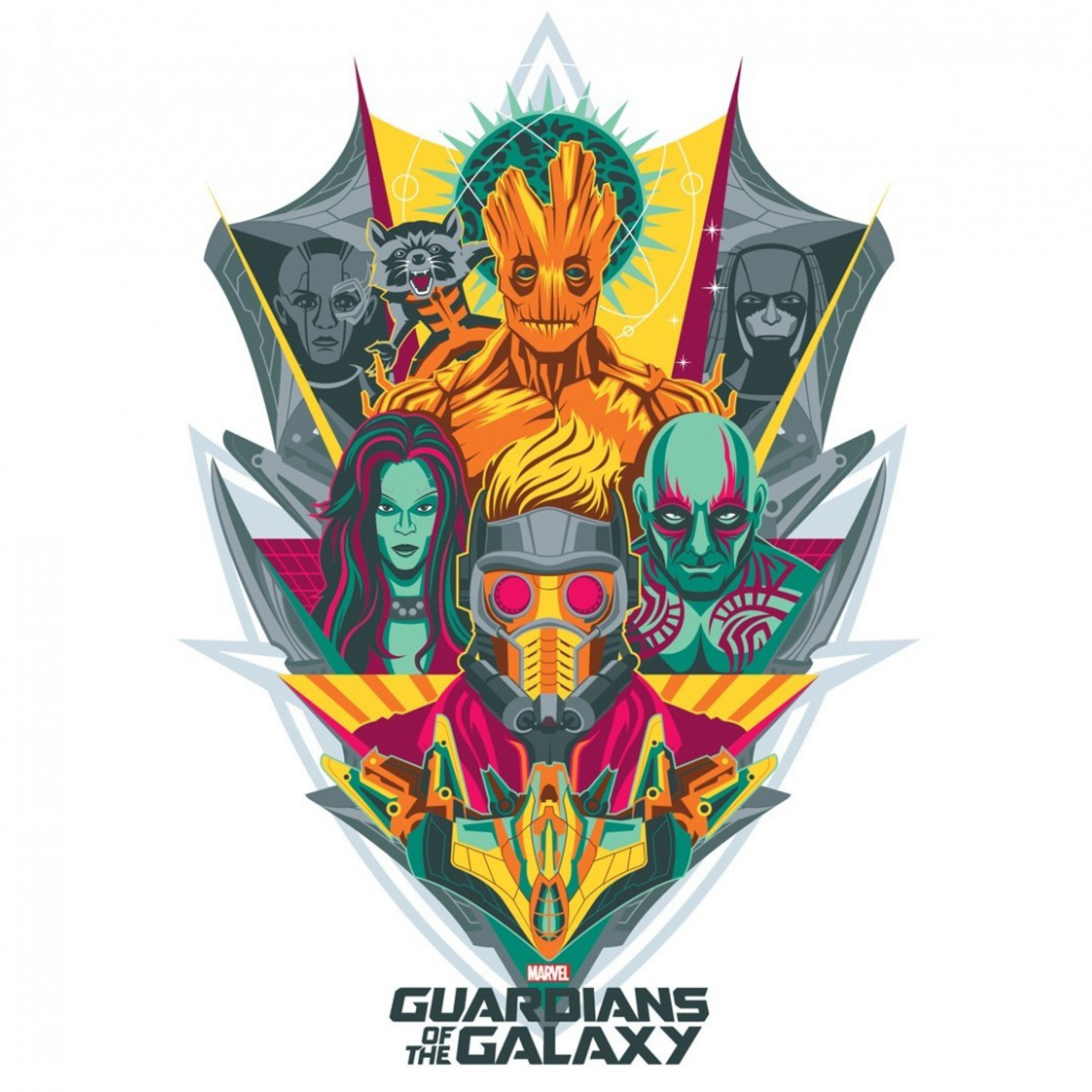 Guardian Of The Galaxy Art - HD Wallpaper 